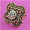 Antique Adjustable Ring with Gold Plating