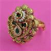 Antique Adjustable Ring with Gold Plating