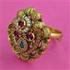 Antique Adjustable Ring with Gold Plating
