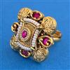 Antique Pearl Ring with Gold Plating