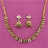 Antique Classic Necklace with Matte Gold Plating