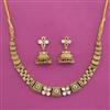 Antique Classic Necklace with Matte Gold Plating