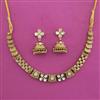 Antique Classic Necklace with Matte Gold Plating