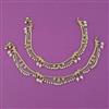 Antique Pearl Payal with Gold Plating