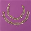 Antique Pearl Payal with Gold Plating