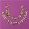 Antique Pearl Payal with Gold Plating