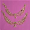 Antique Pearl Payal with Gold Plating