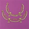 Antique Pearl Payal with Gold Plating