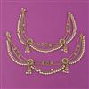 Antique Pearl Payal with Gold Plating