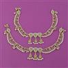 Antique Pearl Payal with Gold Plating