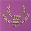 Antique Pearl Payal with Gold Plating