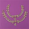 Antique Pearl Payal with Gold Plating