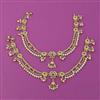 Antique Pearl Payal with Gold Plating