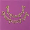 Antique Pearl Payal with Gold Plating