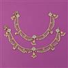 Antique Pearl Payal with Gold Plating