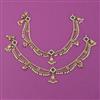 Antique Pearl Payal with Gold Plating