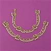 Antique Pearl Payal with Gold Plating