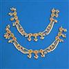 Antique Pearl Payal with Gold Plating