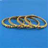 Antique Classic Bangles with Matte Gold Plating