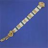 Antique Birds Hair Brooch with Matte Gold Plating