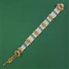 Antique Birds Hair Brooch with Matte Gold Plating