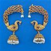 Antique Birds Earring with Matte Gold Plating