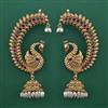 Antique Birds Earring with Matte Gold Plating