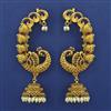 Antique Birds Earring with Matte Gold Plating