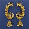 Antique Birds Earring with Matte Gold Plating