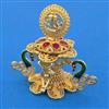 Antique Temple Sindoor Box with Gold Plating