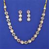 Antique Delicate Necklace with Carat Plating