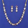 Antique Delicate Necklace with Carat Plating