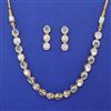 Antique Delicate Necklace with Carat Plating