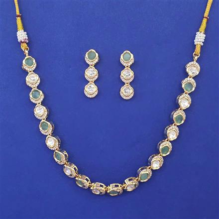 Antique Delicate Necklace with Carat Plating