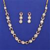 Antique Delicate Necklace with Carat Plating