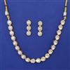Antique Delicate Necklace with Carat Plating
