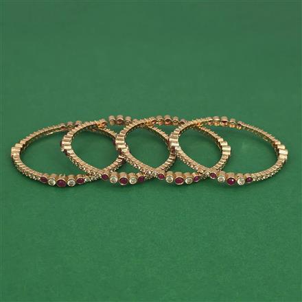 Antique Delicate Bangles with Gold Plating