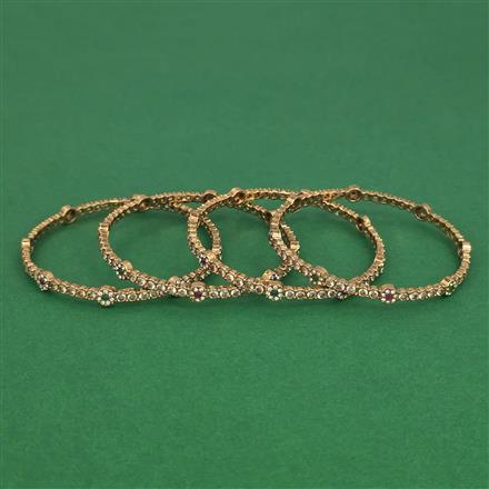 Antique Delicate Bangles with Gold Plating
