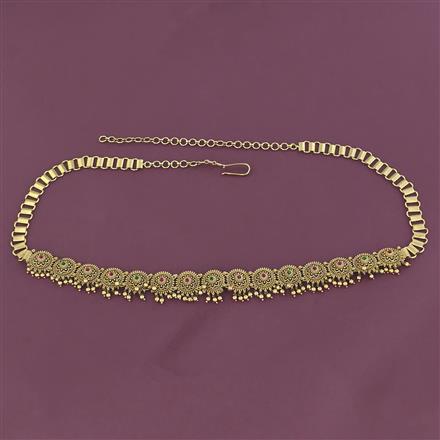 Antique Classic Belt with Matte Gold Plating