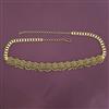 Antique Classic Belt with Matte Gold Plating
