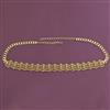 Antique Temple Belt with Matte Gold Plating