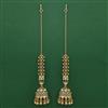 Antique Jhumki with Matte Gold Plating