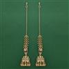Antique Jhumki with Matte Gold Plating