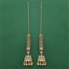 Antique Jhumki with Matte Gold Plating