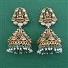 Antique Birds Earring with Matte Gold Plating