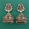 Antique Birds Earring with Matte Gold Plating
