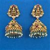 Antique Birds Earring with Matte Gold Plating