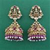 Antique Birds Earring with Matte Gold Plating