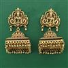 Antique Temple Earring with Matte Gold Plating