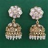 Antique Jhumki with Matte Gold Plating